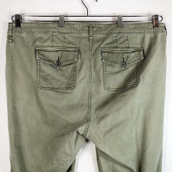 Torrid Plus Size 26 Jeans Green Cropped Ankle Skinny Pockets‎ Stretch 861 - Picture 4 of 8